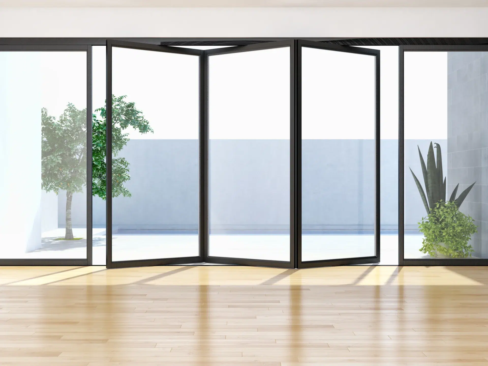 VLX 100 Bifold / Folding Door in Dallas, TX | Meridian Windows and Doors Dallas - detail 1