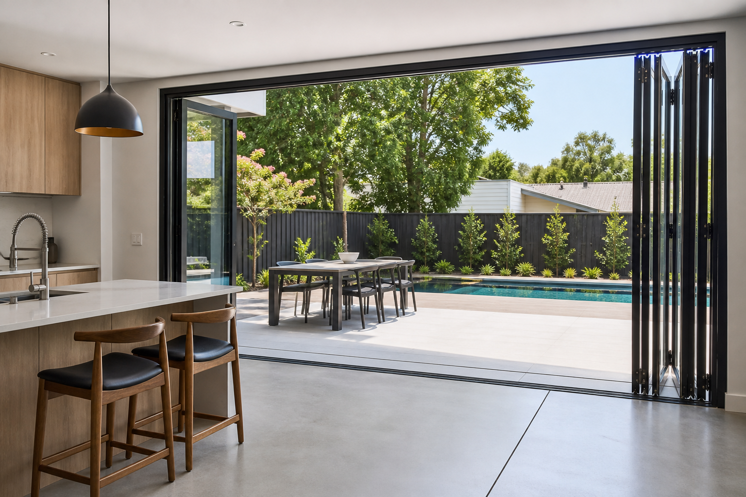 VLX 100 Bifold / Folding Door in Dallas, TX | Meridian Windows and Doors Dallas - detail 4