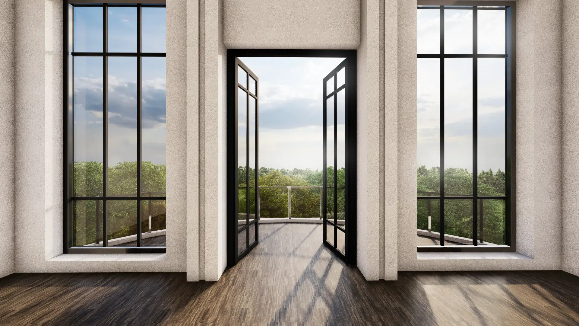 VLX 100 Double Swing / French Door in Dallas, TX | Meridian Windows and Doors Dallas - detail 1